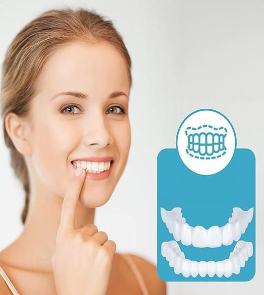 Instant and Confident on Smile Fit Flex Cosmetic Teeth Denture Teeth